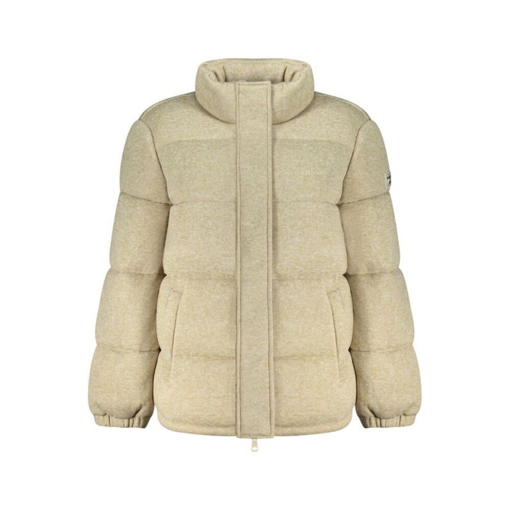 Guess Jeans Beige Polyester Women's Women's Jacket